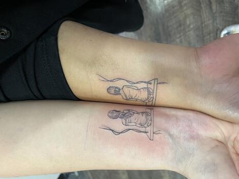 Blackinkuth Sisters Friends tattoo