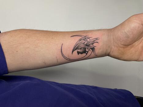 Blackinkuth Dragon tattoo 